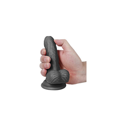 Realistik Siyah Anal Vajinal Penis Vantuzlu Damarli 10cmX2,8cm