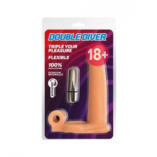 Unisex Titresimli Anal  Penetratör 15,5 cm X 3 cm