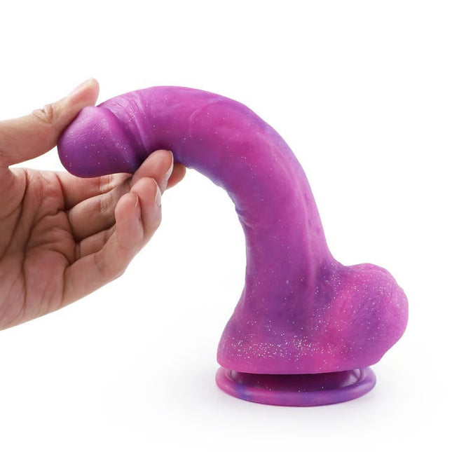 Abel Renkli Mantar Basli Realistik Penis 15,5cmX4,3cm