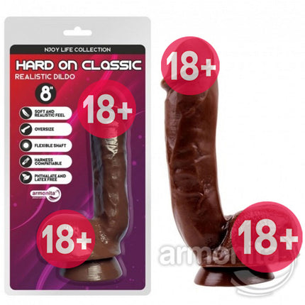 Hard On Brown Realistik Penis