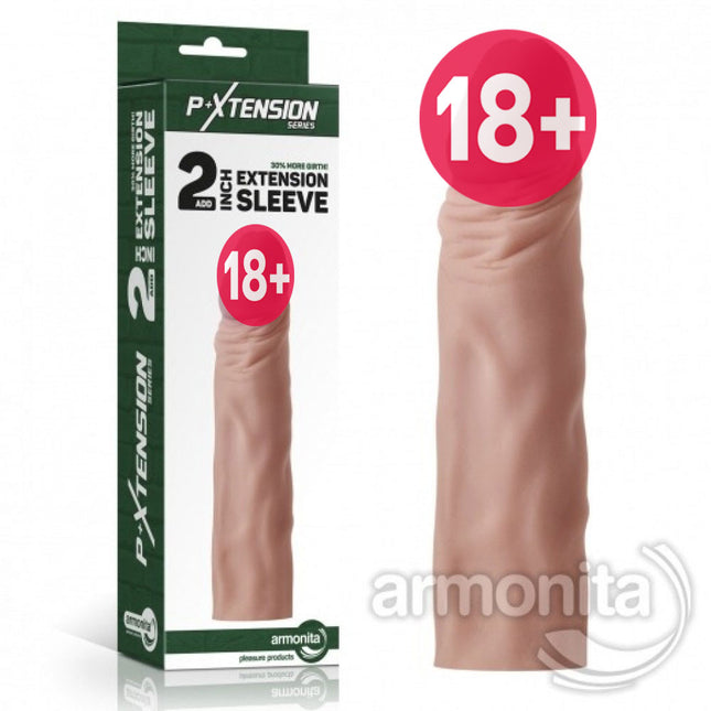 Uzatmali Kalin ve Yumusak Penis Kilifi 3cm Uzatmali