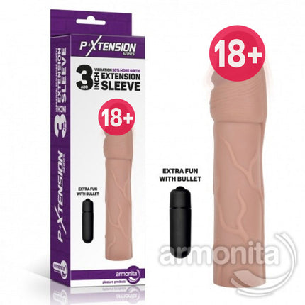 Realistik Uzatmali Titresimli Gerçek Ten Doku Penis Kilifi