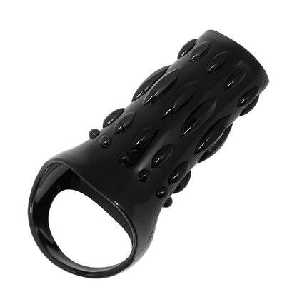Silikon Kafes Penis Kilifi (Black)