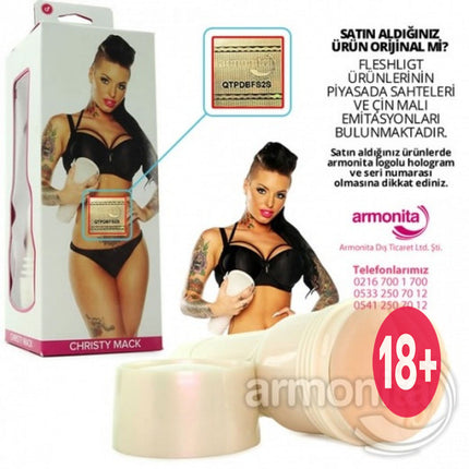Fleshlight Manken Christy Mack  Vajina Mastürbatör