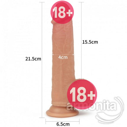 Anthony Natural Çift Katmanli Dönerbasli Realistik Dildo