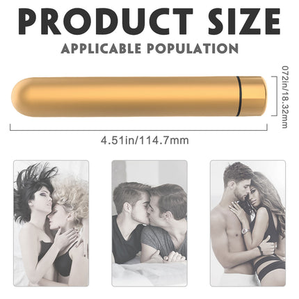 Su Geçirmez, Manyetik Sarjli Mini Bullet Vibratör 11,5 cm X 2 cm