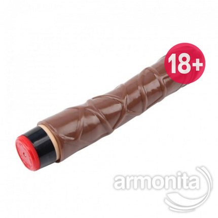 Realistik Mantar Basli Brown Vibratör Penis