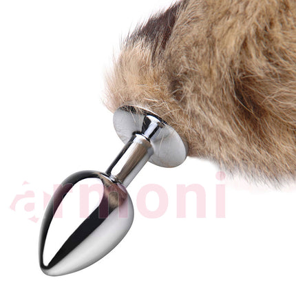 Anal Plug Dökülmeyen Tilki Kuyrugu 7cm X 2.7cm