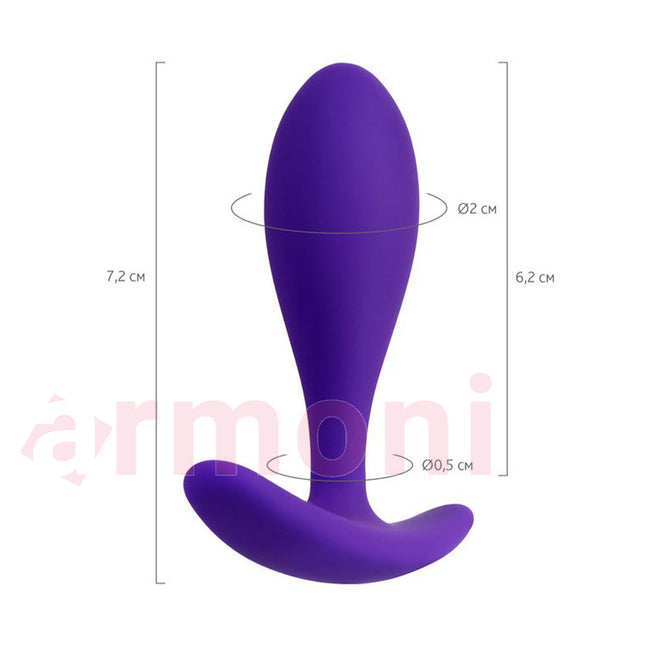 Sapli Anal Anal Baslangiç Tapasi Hub Mor 7,2cm X 2 cm