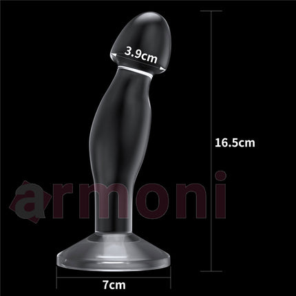 Seffaf Prostat ve G Noktasi Masaj Plug – Yumusak TPE, Ergonomik Tasarim 16,5 cm X 3,9 cm