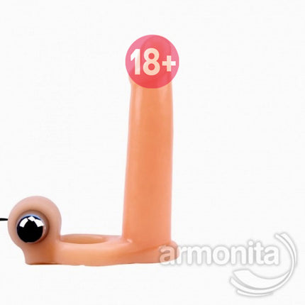 Unisex Titresimli Anal  Penetratör 15,5 cm X 3 cm