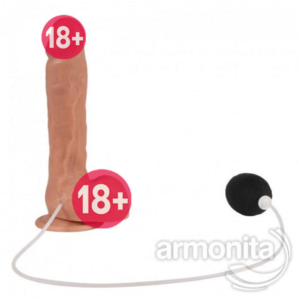 Shoufei Sivi Püskürtmeli Realistik Dildo