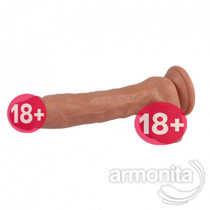 Shoufei Sivi Püskürtmeli Realistik Dildo