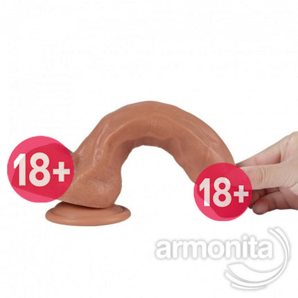 Shoufei Sivi Püskürtmeli Realistik Dildo