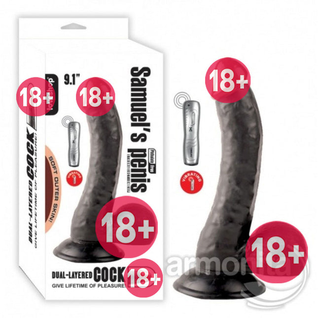 Samuels 10 Farkli Mod Titresimli  Zenci Realistik Penis