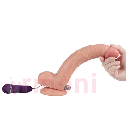 Iri Boy Penis Optimus. Titresimli Vantuzlu Realistik Penis 21,5cmX4,6cm