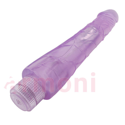 Hi-Rubber Jel Doku Titresimli Vibratör 18 cm X 3,5 cm X 4,5 cm