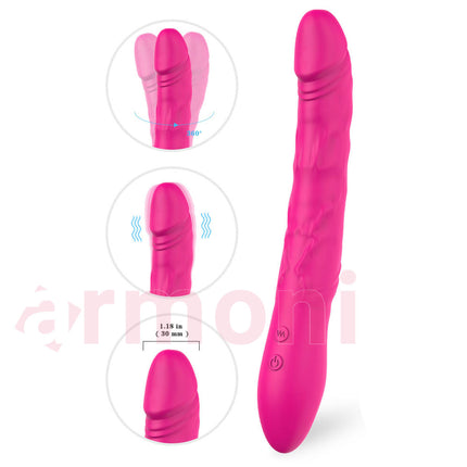 King Super Model – 360 Derece Dönüslü G Noktasi Vibratörü 20,3 cm X 4,8 cm