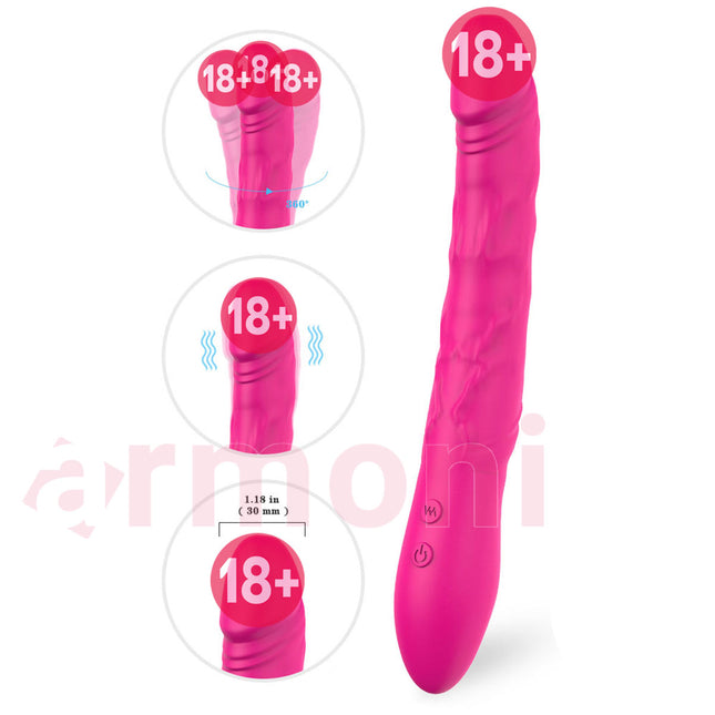 King Super Model – 360 Derece Dönüslü G Noktasi Vibratörü 20,3 cm X 4,8 cm