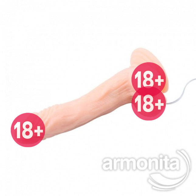 Realistik Döner Basli Titresimli Yapay Dildo