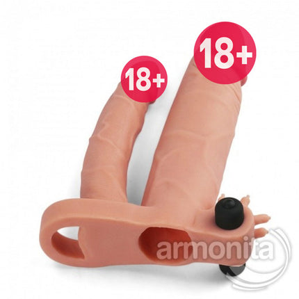 Pleasure X Tender Titresimli Çift Tarafli Penis Kilifi