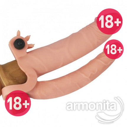 Pleasure X Tender Titresimli Çift Tarafli Penis Kilifi