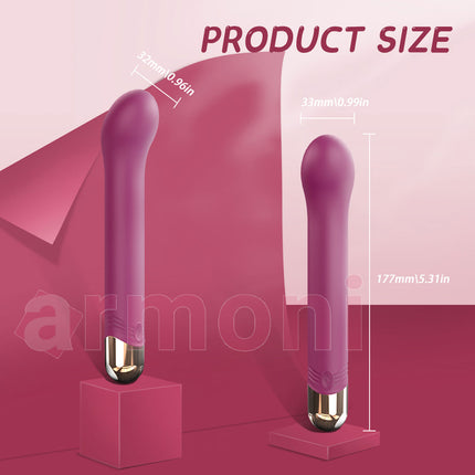 Melody G Noktasi Vibratörü – 9 Titresim Modlu, Sessiz Güçlü Titresim 17,7 cm X 3,3 cm