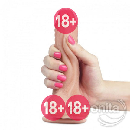 Çift Katmanli Ultra Yumusak Anal Vajinal Realistik Dildo