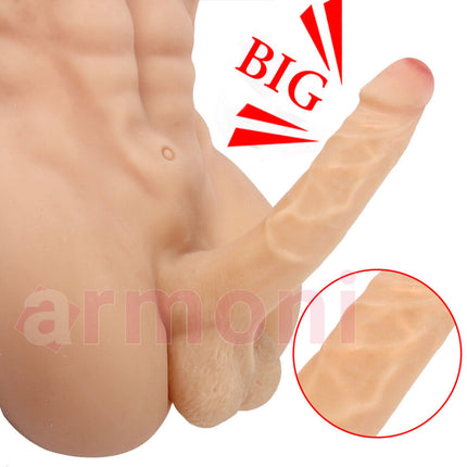 Yarim Vücüt Realistik Gövdeli Penis Daniel 18X4,2