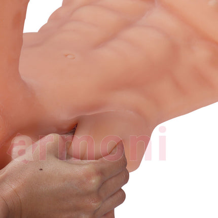 Yarim Vücüt Realistik Gövdeli Penis Daniel 18X4,2