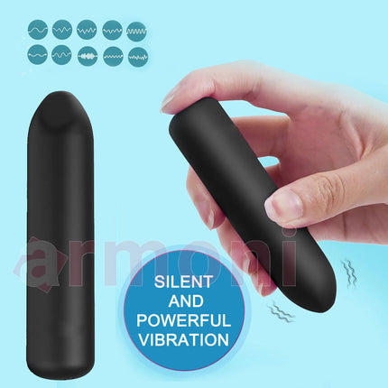 The Fixxx Bullet Sarjli Vibratör – 10 Fonksiyonlu Güçlü Sert Titresim 12cm X 3,2 cm