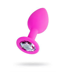 Silikon Anal Plug Brilliand Cam Göbegi 7cm X 2cm