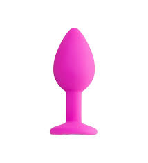 Silikon Anal Plug Brilliand Cam Göbegi 7cm X 2cm