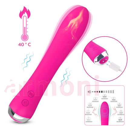 Manyetik Sarjli Isitmali Titresimli Vibratör 17,5 cm X 3,4 cm