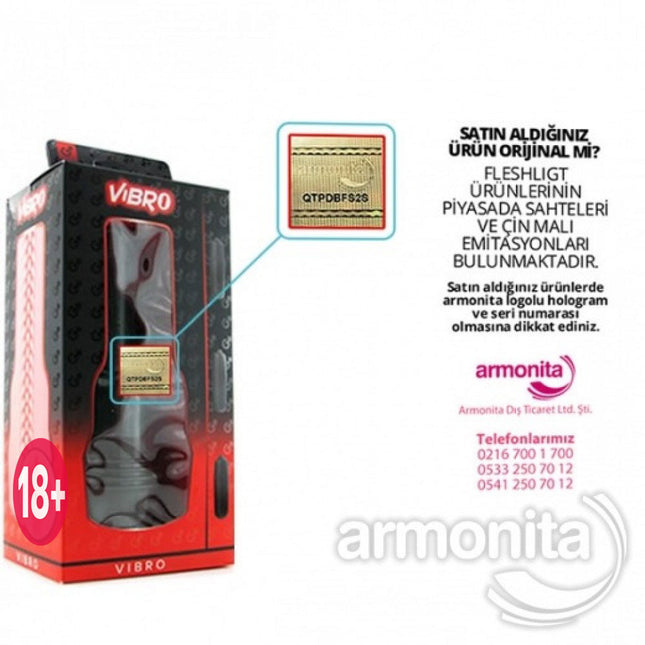 Fleshlight Ultra Lüks Titresimli Vajina