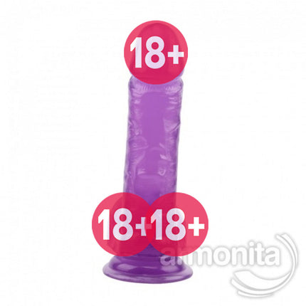 Hi-Rubber Yumusak Jel Doku Realistik Dildo