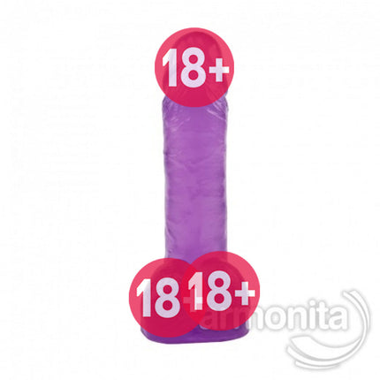 Hi-Rubber Yumusak Jel Doku Realistik Dildo