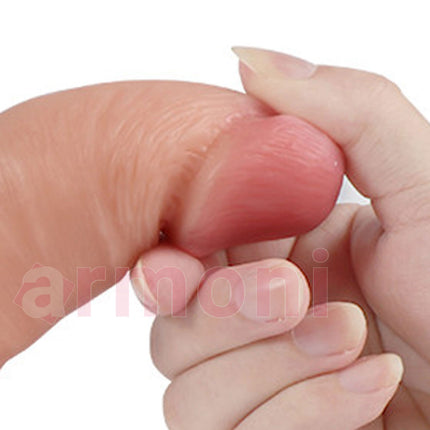 Dragon Kalin Yapay Penis - Titresimli 10 Fonksiyonlu Mod ve Vantuzlu 17cmX4,2