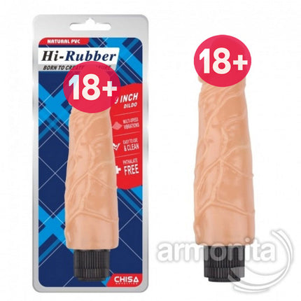 Ten Rengi 9 Inch Damarli Kalin Realistik Vibratör 19 cm X 5,2cm
