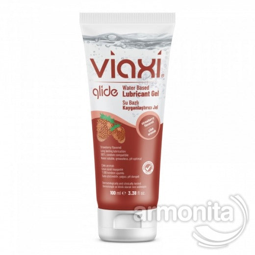Viaxi Glide Çilek Aromali Kayganlastirici Jel 100