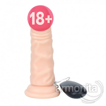 Devin 20 Mod Titresimli Vantuzlu Realistik Dildo