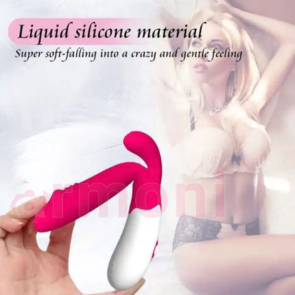 Çift Uyarimli G Noktasi Tavsan Vibratörü – 12 Fonksiyonlu  19cm X 10cm X 3 cm