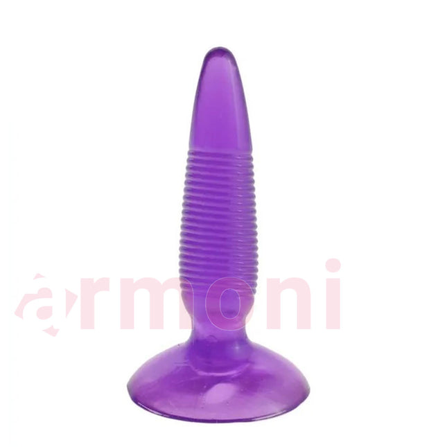 Konik Uçlu Kolay Yerlestirilebilir Twister Jel Dokulu Anal Plug  12 cm X 2,5 cm
