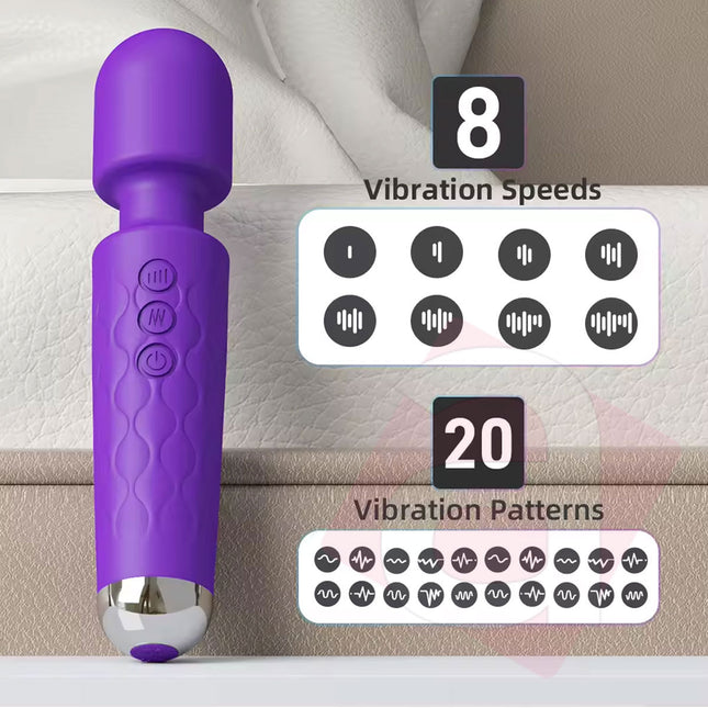 28 Fonksiyonlu Sarjli Masaj ve Orgazm Vibratörü