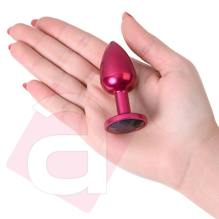 Metal Kirmizi Lazer KesimAnal Tapa 7,2X2,8 cm