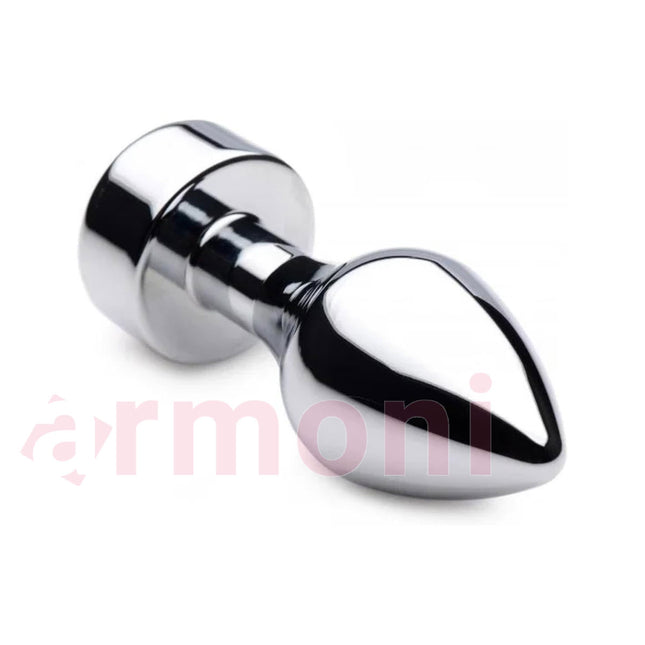 Konik Uçlu Rahat Girisli Metal Anal Tapa UNISEX  7,8 cm X 2,8
