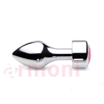 Konik Uçlu Rahat Girisli Metal Anal Tapa UNISEX  7,8 cm X 2,8