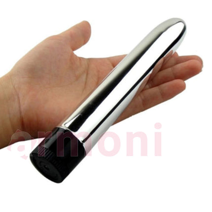 Metalik Görünümlü Slimline Vibratör 15 cm X 2,6 cm