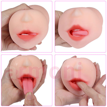 Gerçekçi Oral Emis Yapabilen Erkek Mastürbatörü Little Nose