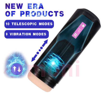 Motorlu, Sesli, Itme Emmeli, Titresimli Model Kya Otomatik Masturbatör USB Sarjli